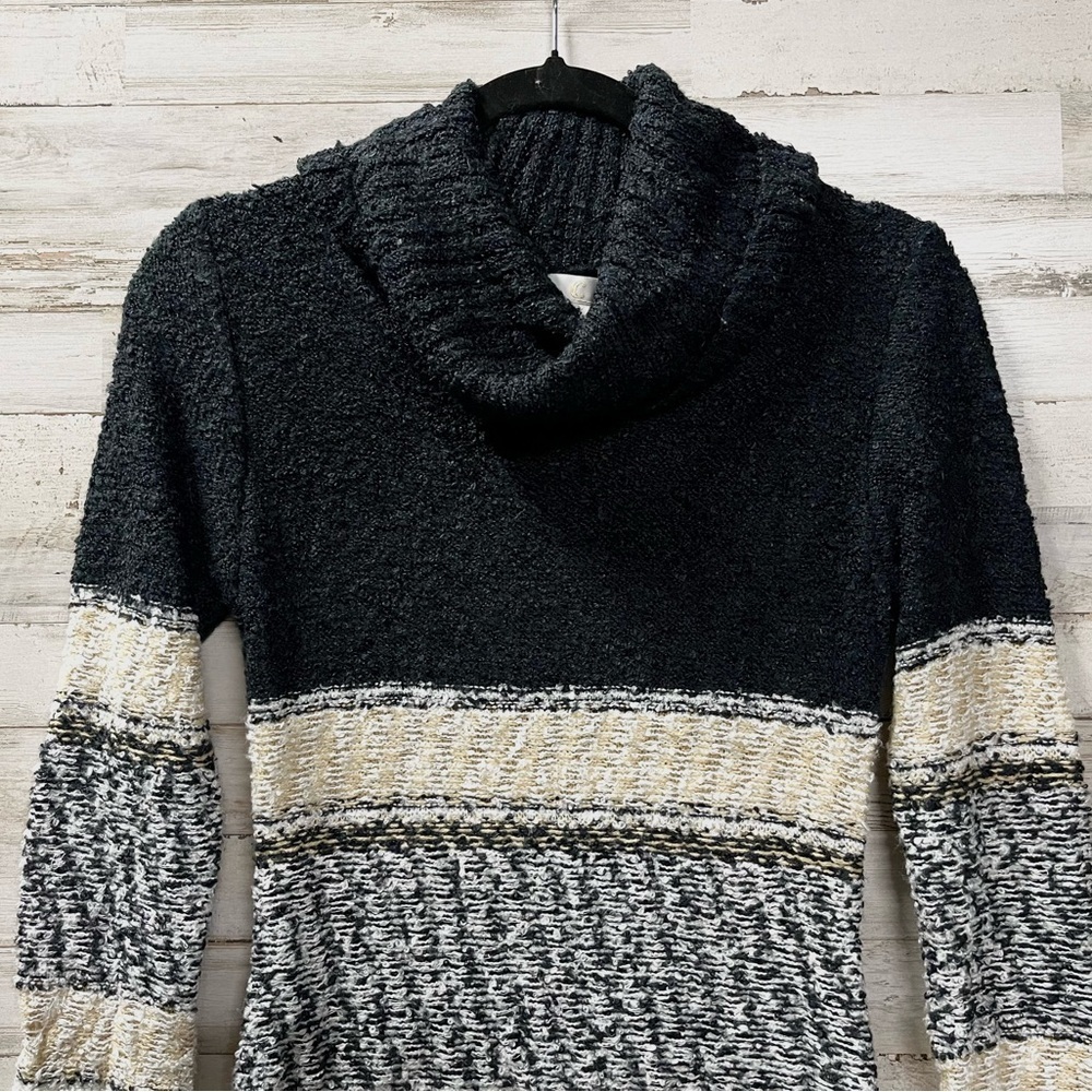 C Charming Charlie Cowl Neck Sweater Dress - Picture 3 of 7